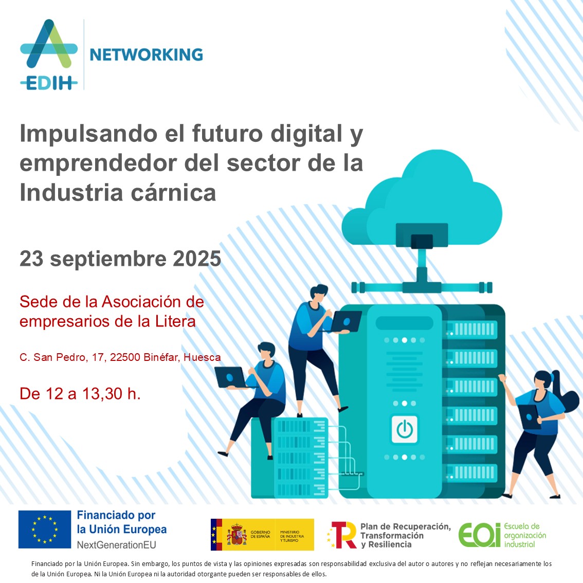 jornada en binéfar sobre innovación digital sector cárnico